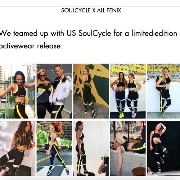 All Fenix X SoulCycle Colour Blocked Soul Leggings | Medium | Black/Yellow - Picture 6 of 16